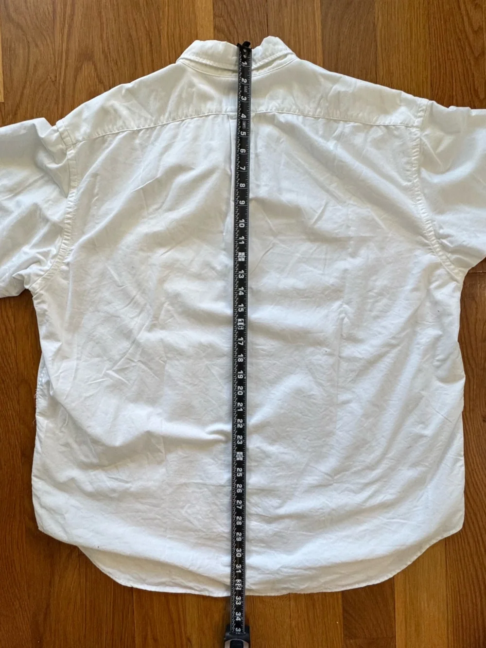 J. Crew White Button-Down Oxford Shirt